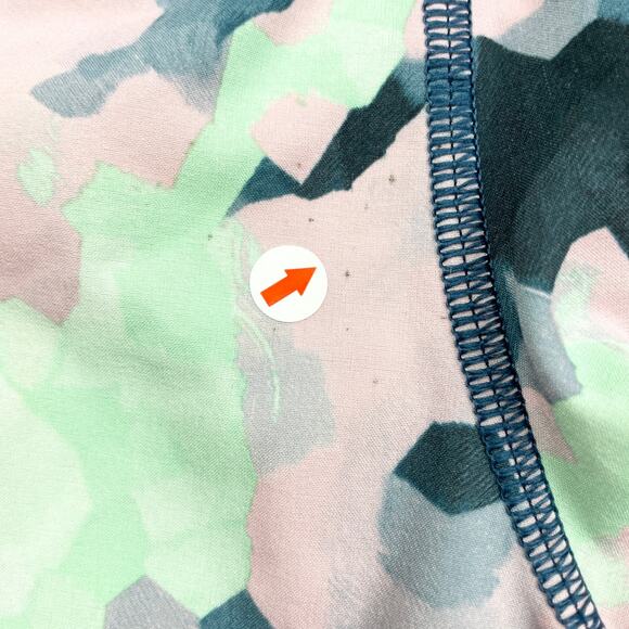 Lululemon Womens 10 Run Speed Shorts Clouded Dreams‎ Menthol CLOP/MTHL - Picture 8 of 10